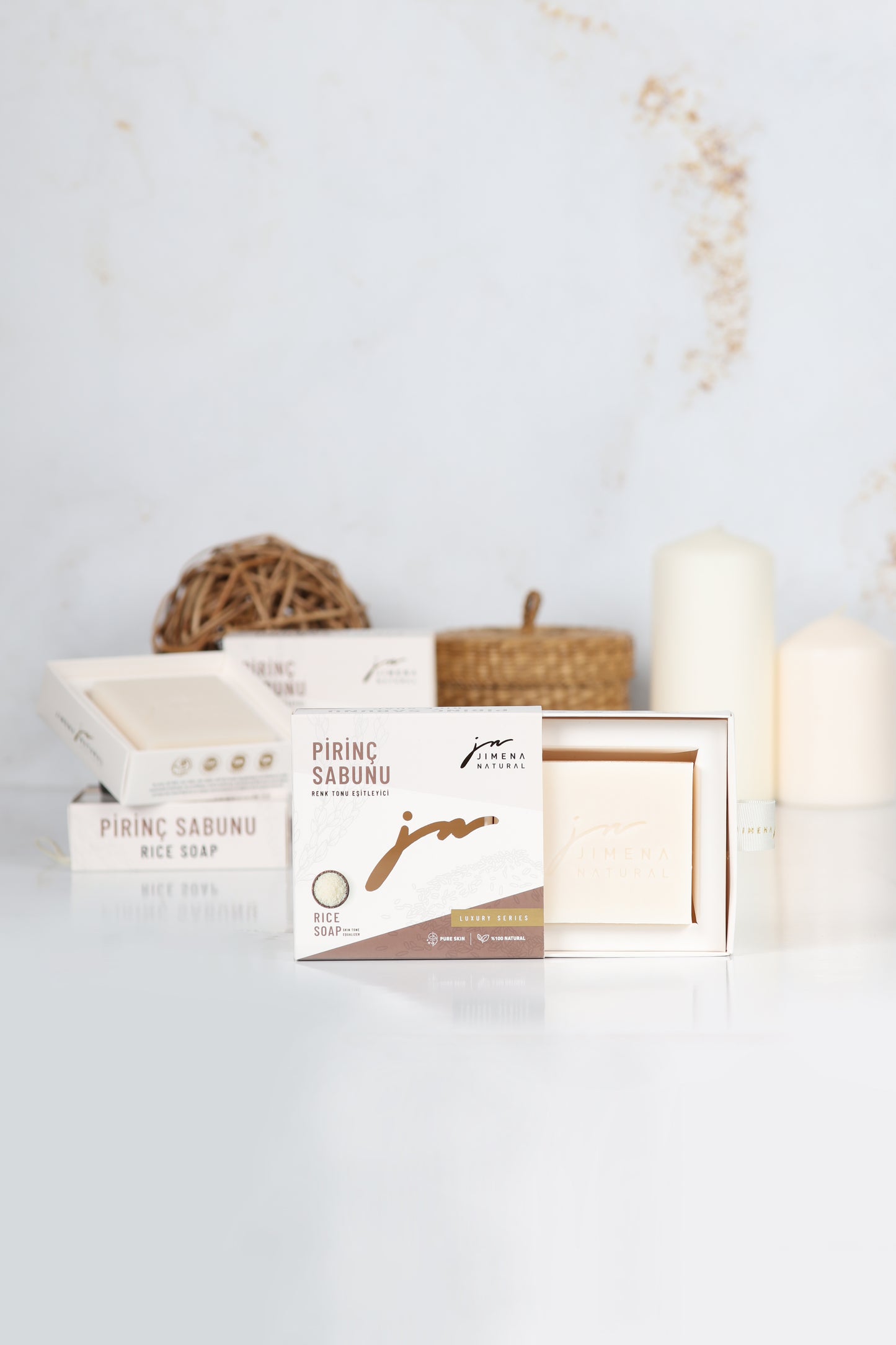 Savon naturel au lait de riz