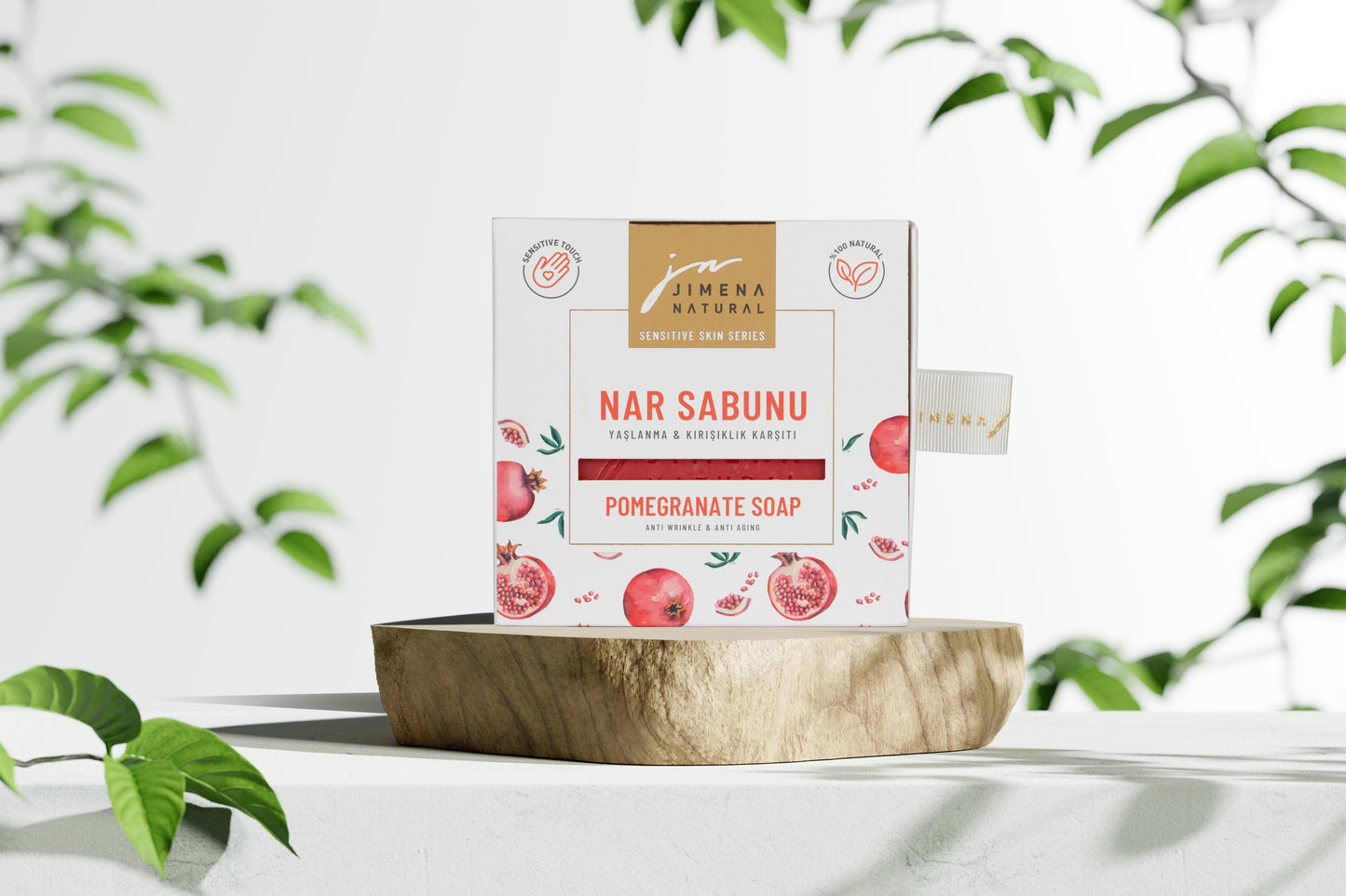 Savon naturel à la rose